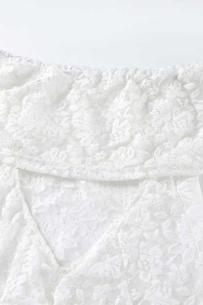 Vestidos largos sexis de encaje con espalda descubierta y cola de pez con hombros descubiertos