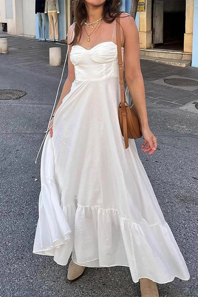 Vestidos sexis de calle con cordones y espalda descubierta