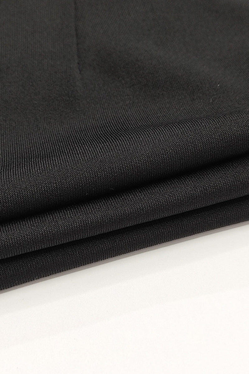 Vestidos sexis de patchwork con hombros descubiertos y corte A (3 colores)