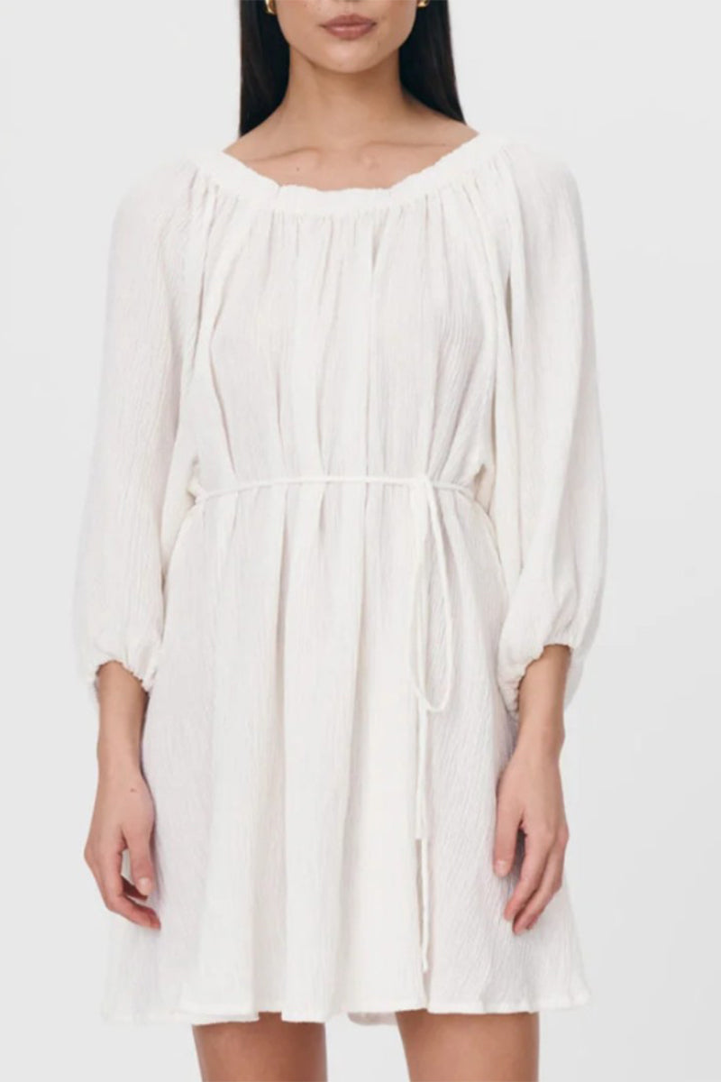 Vestidos sexis de manga larga con hombros descubiertos, fruncidos y encaje