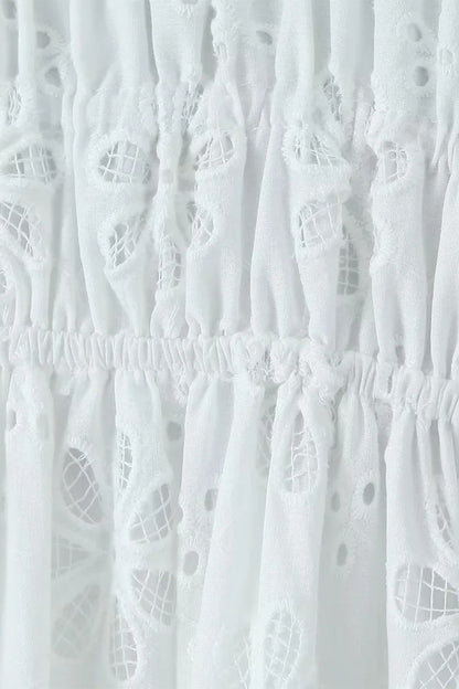 Vestidos sexis de encaje con espalda descubierta y abertura en el cuello en U sin mangas