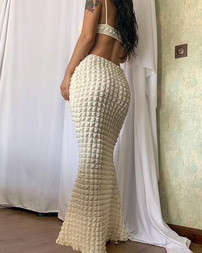 Elegant Hollow Slim Dress