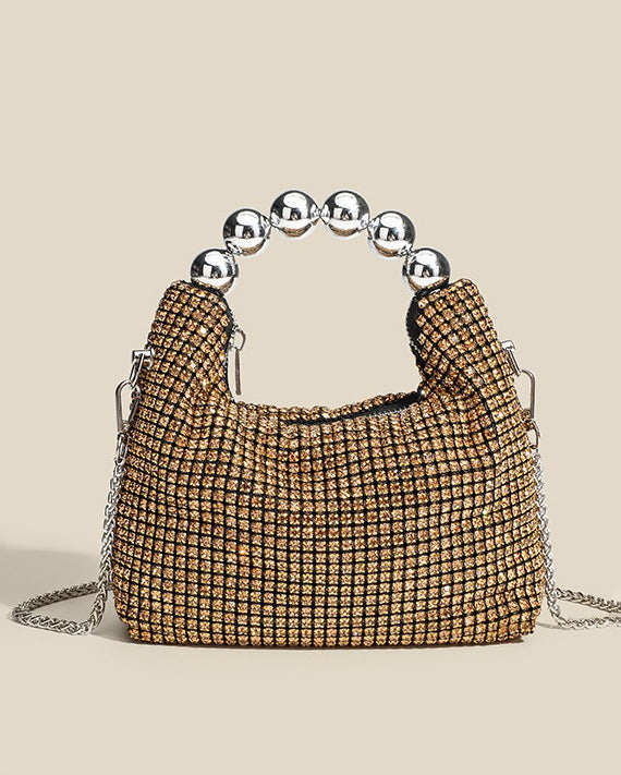 Beaded Rhinestone Evening Bag