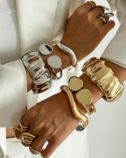 Versatile Irregular Geometric Bracelet