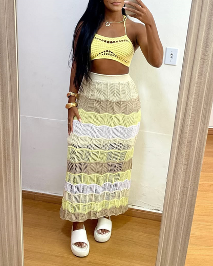 Casual Beach Dress Set