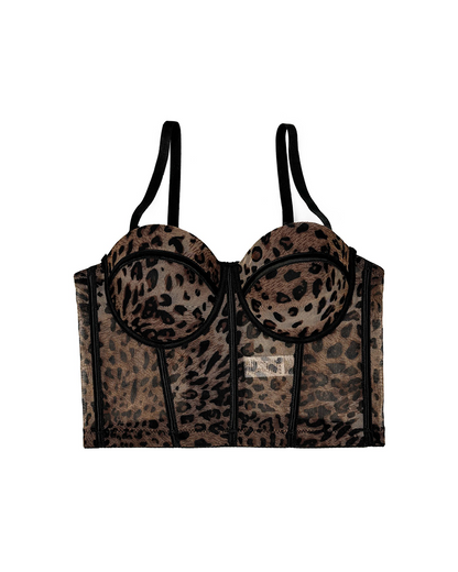 Leopard Print Sexy Corset