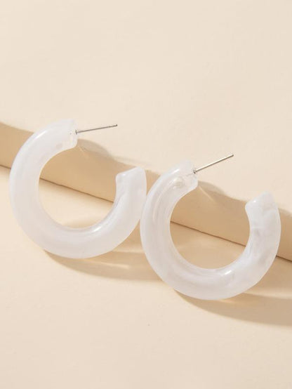 1pair Cuff Hoop Earrings for Women