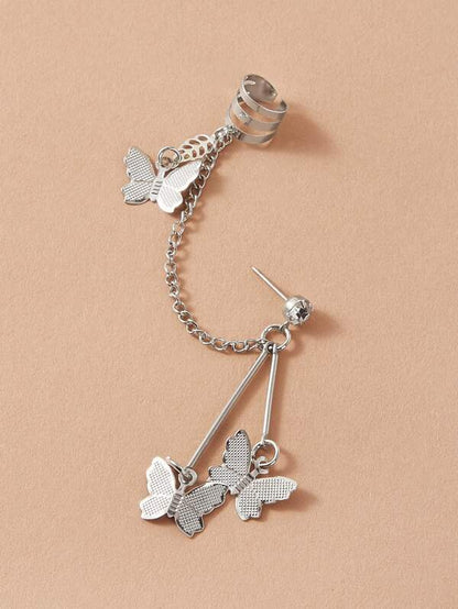 1pc Butterfly Ear Climber for Women
