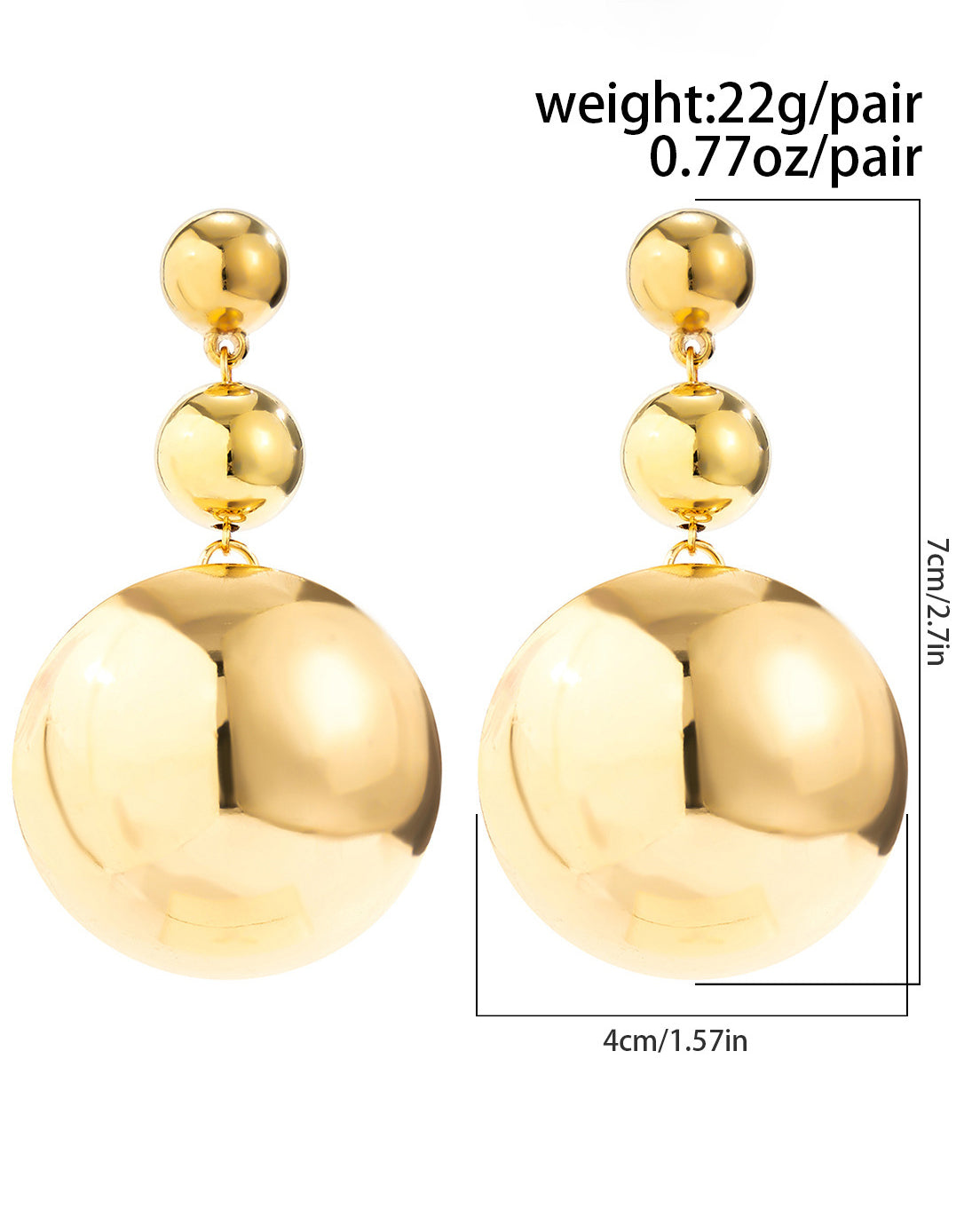 Detachable Metal Half Circle Pendant Jewelry Set