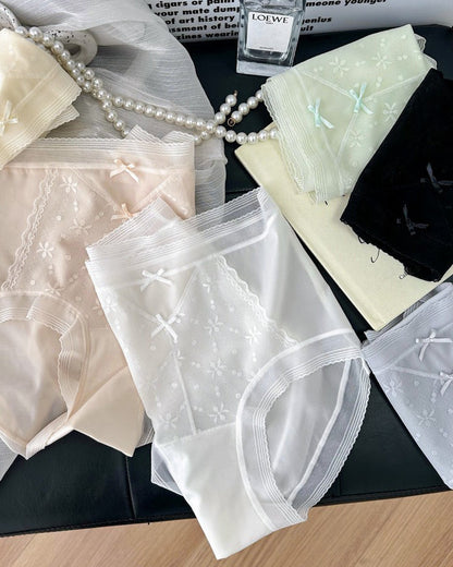 Lace Quick-Drying Mid-Waist Breathable