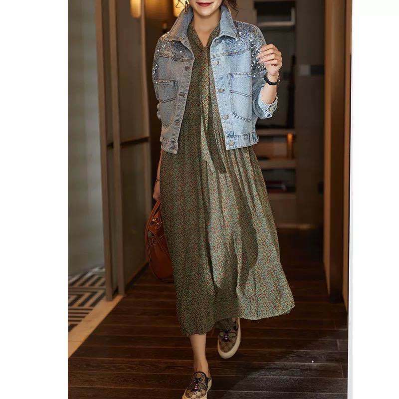 Sequined Denim Jacket