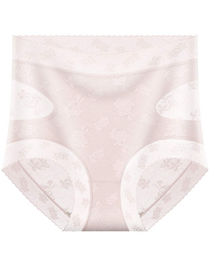 Seamless Belly-Control Antibacterial Crotch Lace Panties