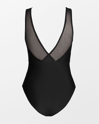 Mesh Panel Swimsuit