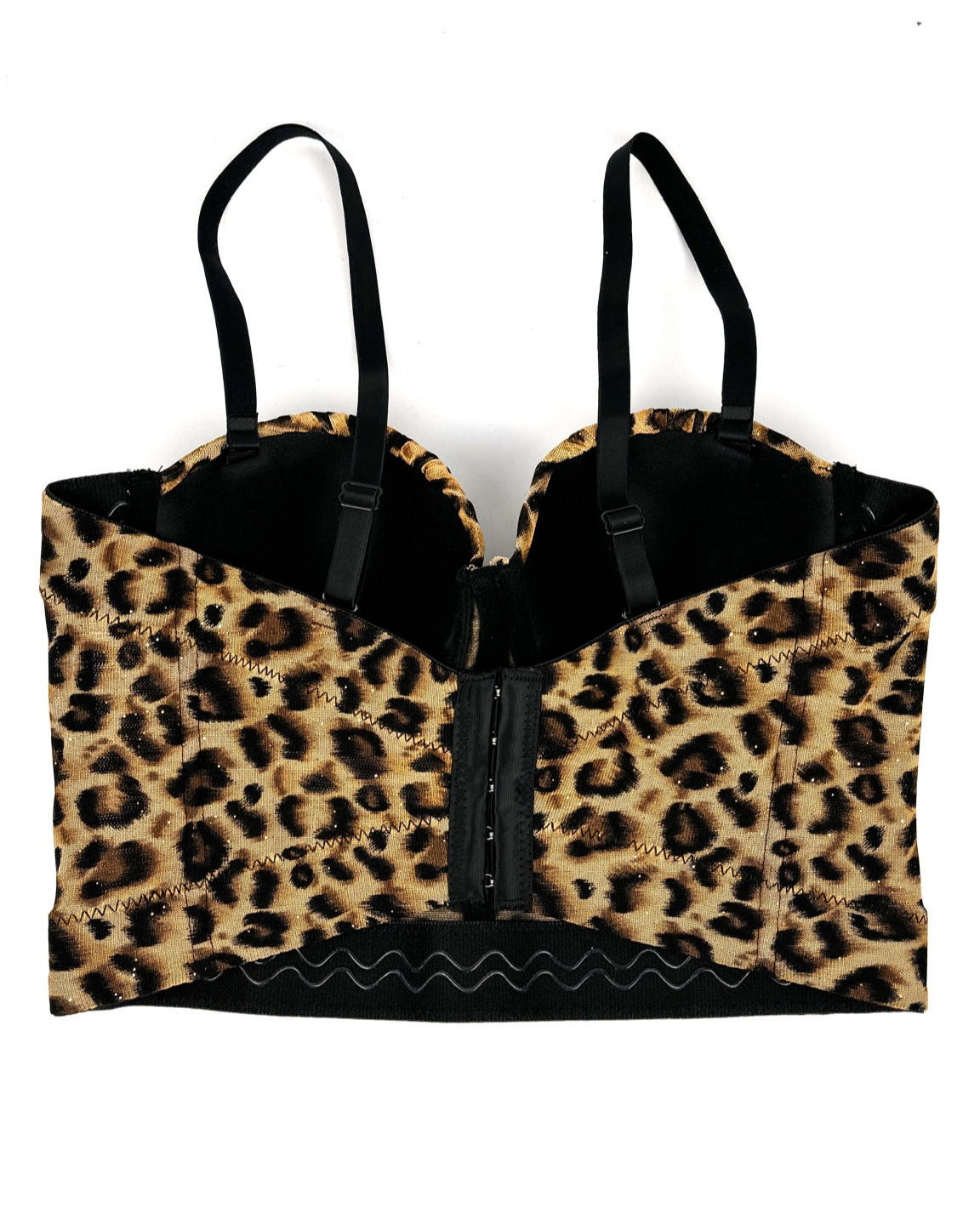 Leopard Print Fishbone Short Sling