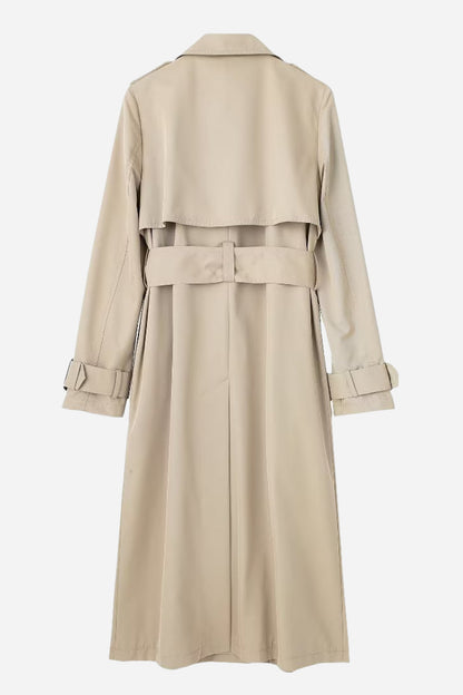 Gabardina de doble botón 