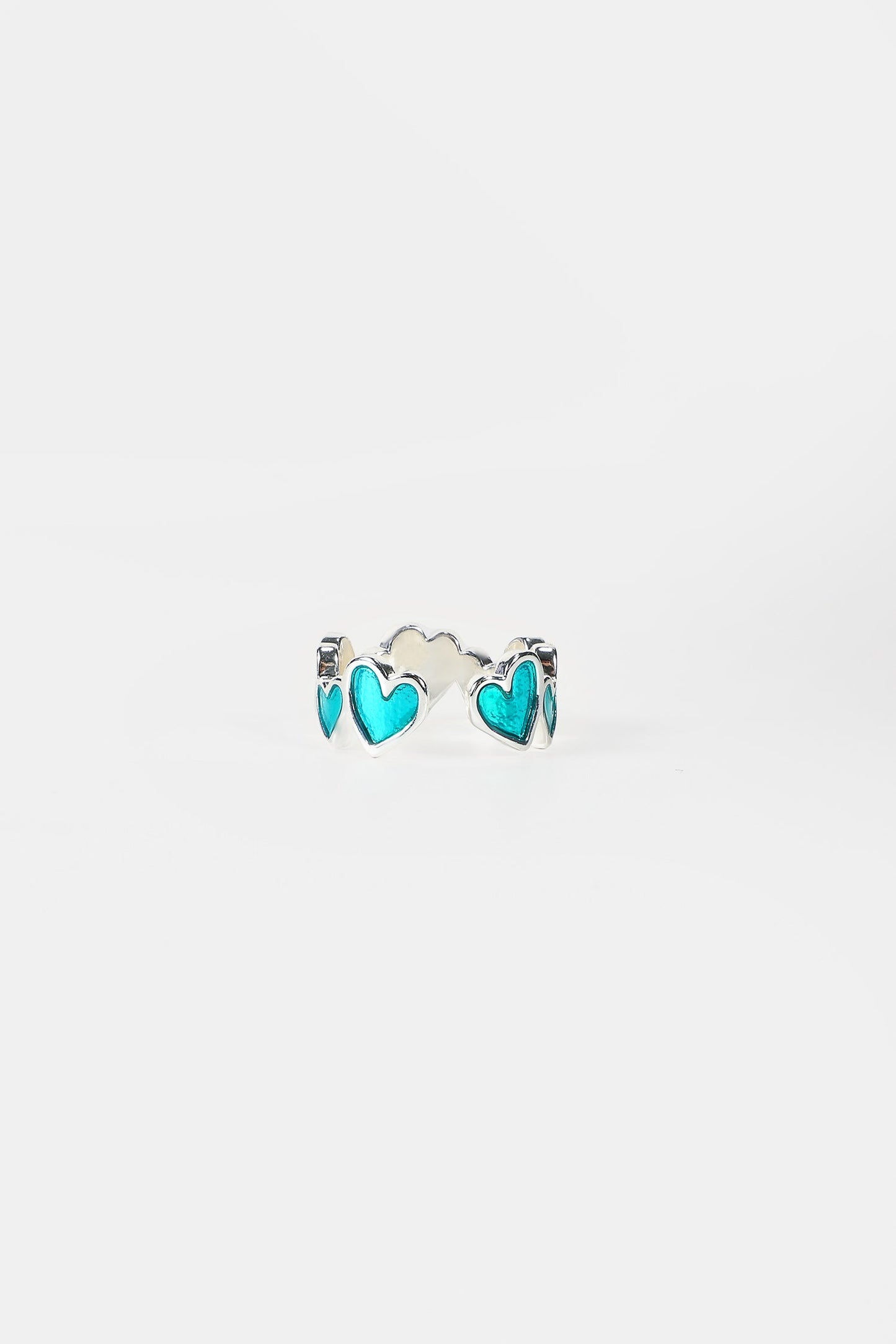 Anillo de aceite con forma de corazón 