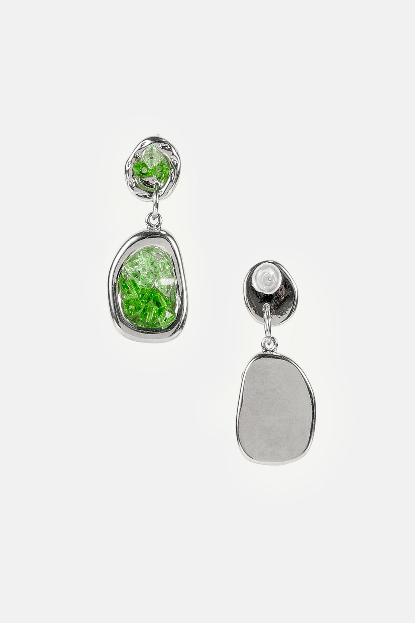 Pendientes colgantes de piedra natural