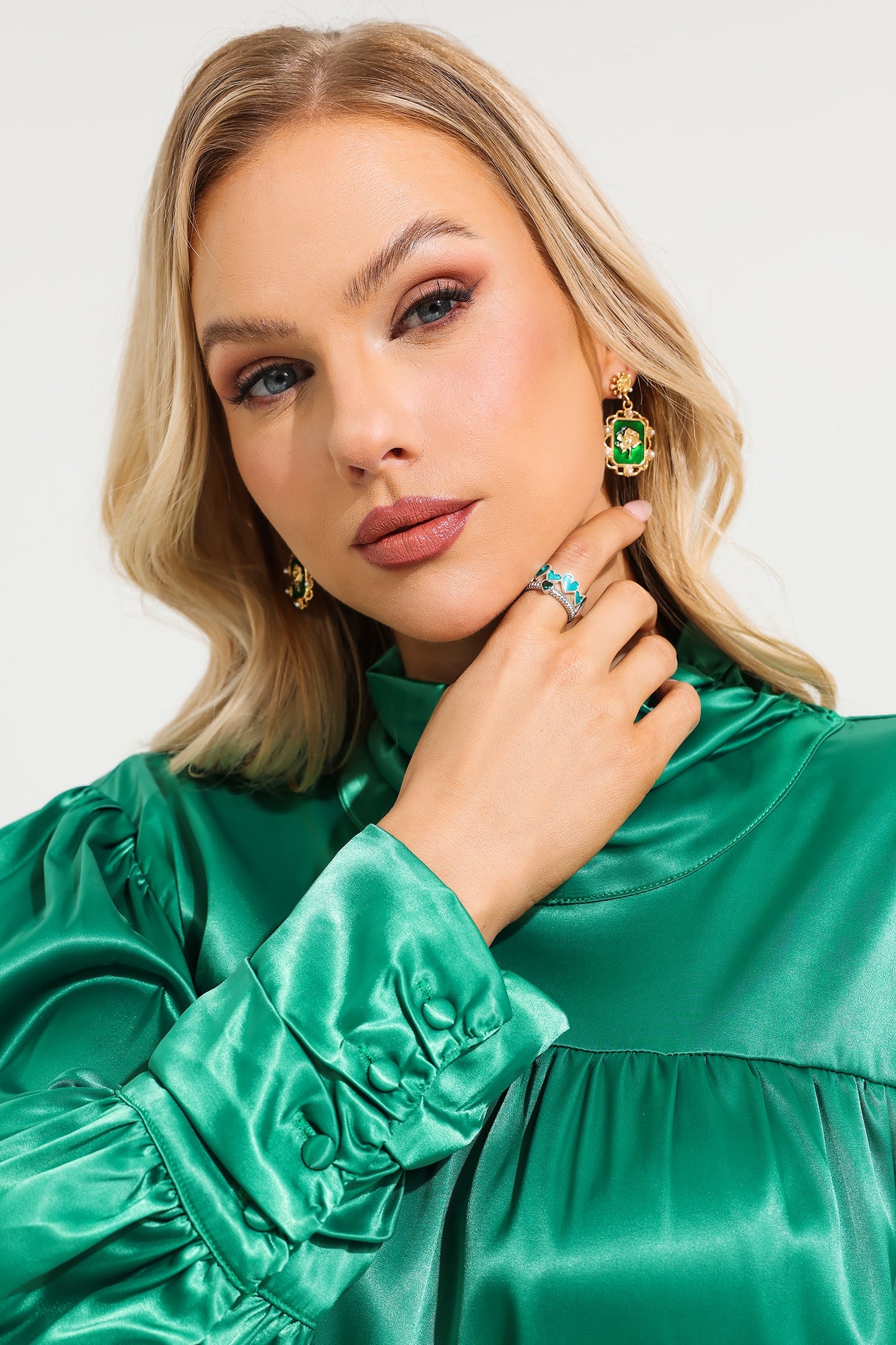 Anillo de aceite con forma de corazón 