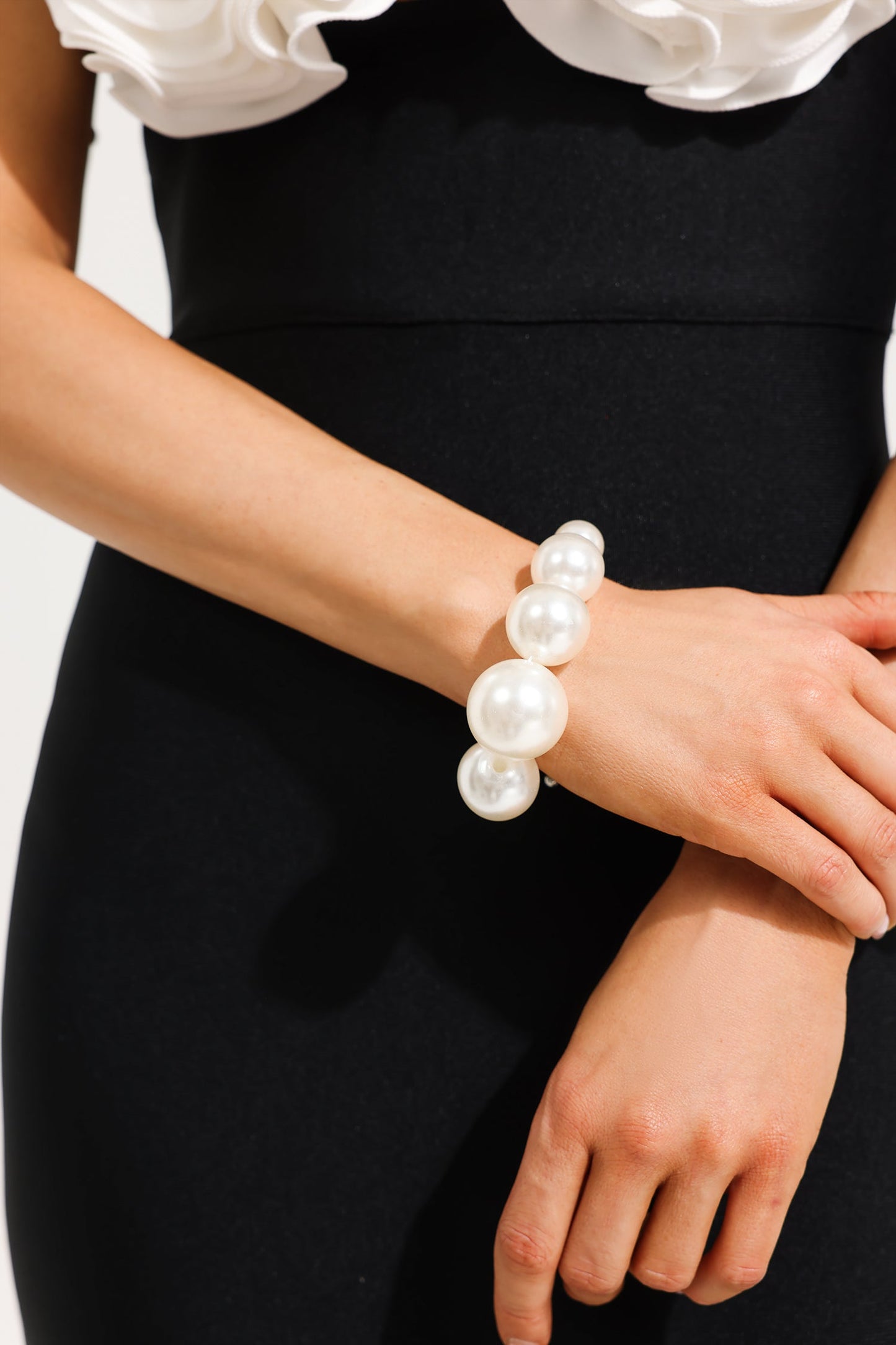 Conjunto de accesorios de perlas sintéticas 