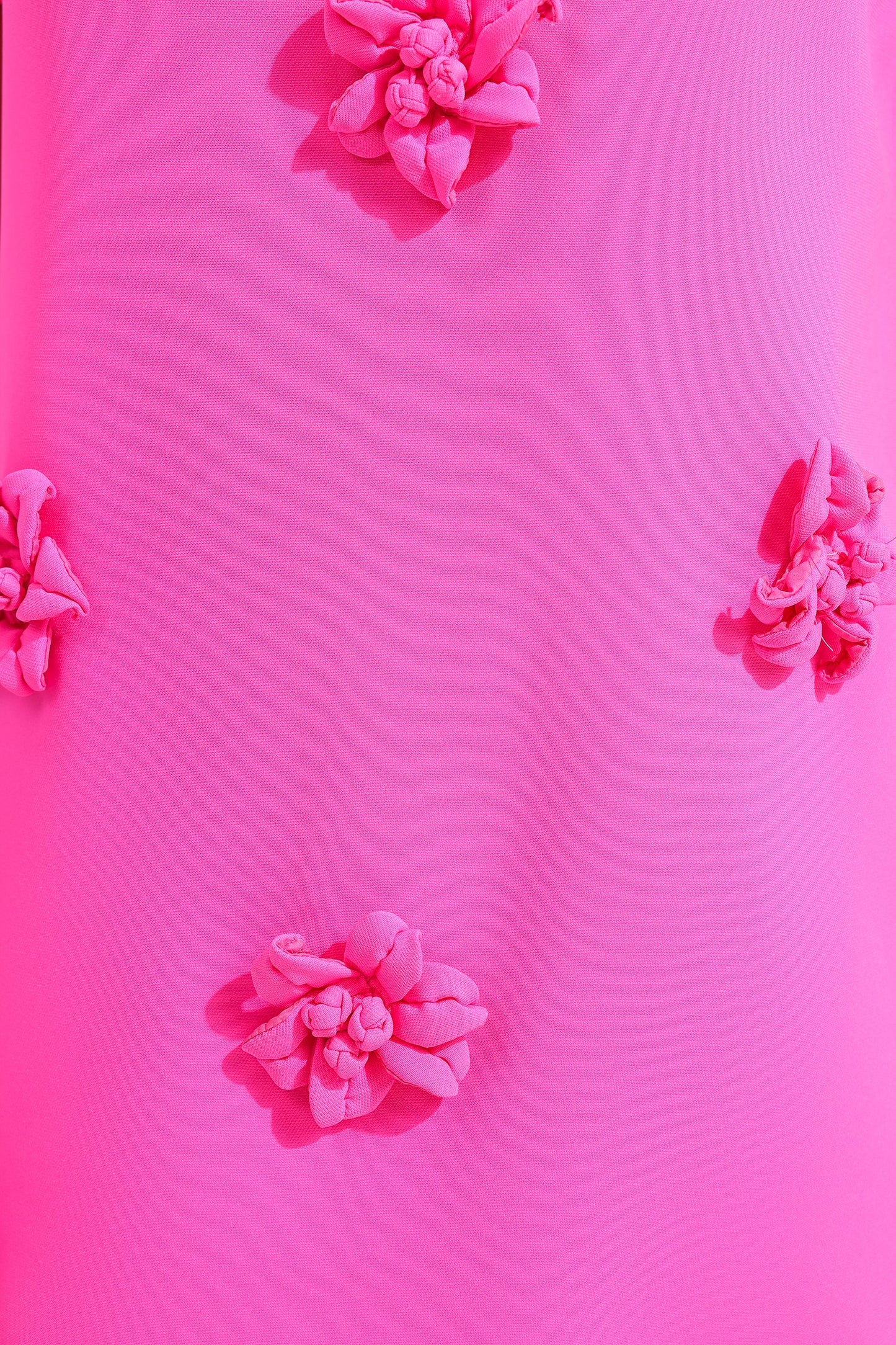 Minivestido de manga corta con estampado floral 3D 