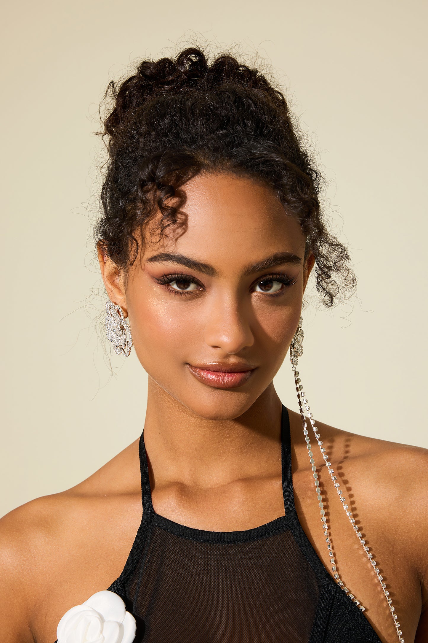 Pendientes colgantes con borlas de forma irregular 