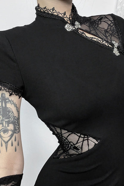 Elegant Fusion Gothic Dress