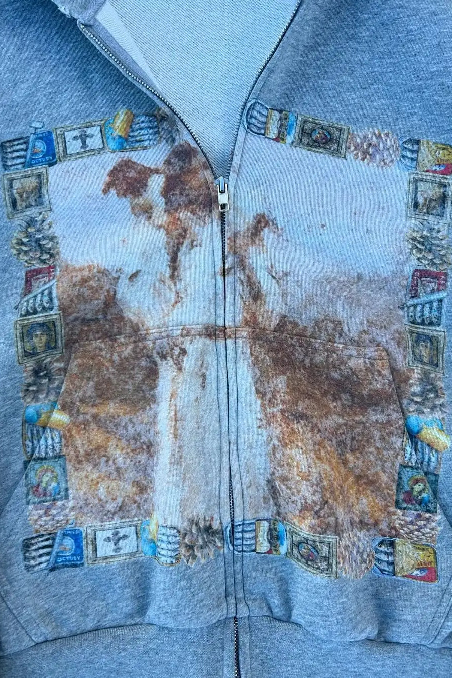 Hip-Hop Retro Printed Hoodie