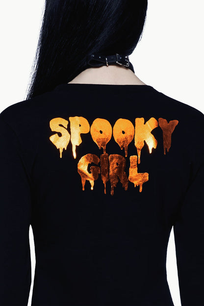 Dark Style Skull Graphic Mini Dress