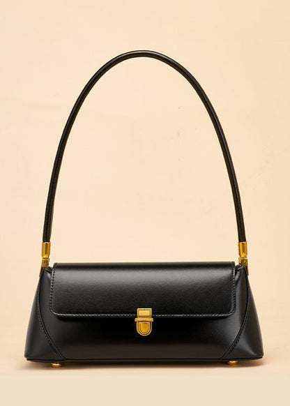 French-Elegance Leather Shoulder Bag