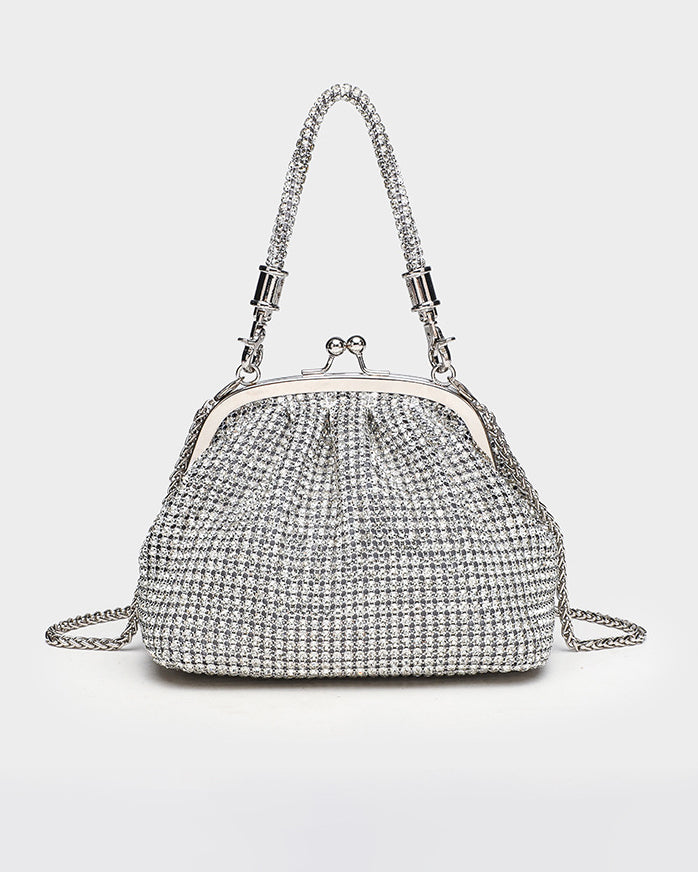 Handmade Rhinestone Evening Bag