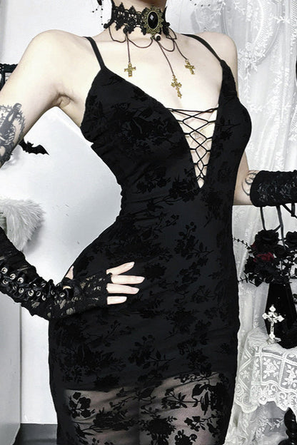 Subculture Gown Gothic Dress