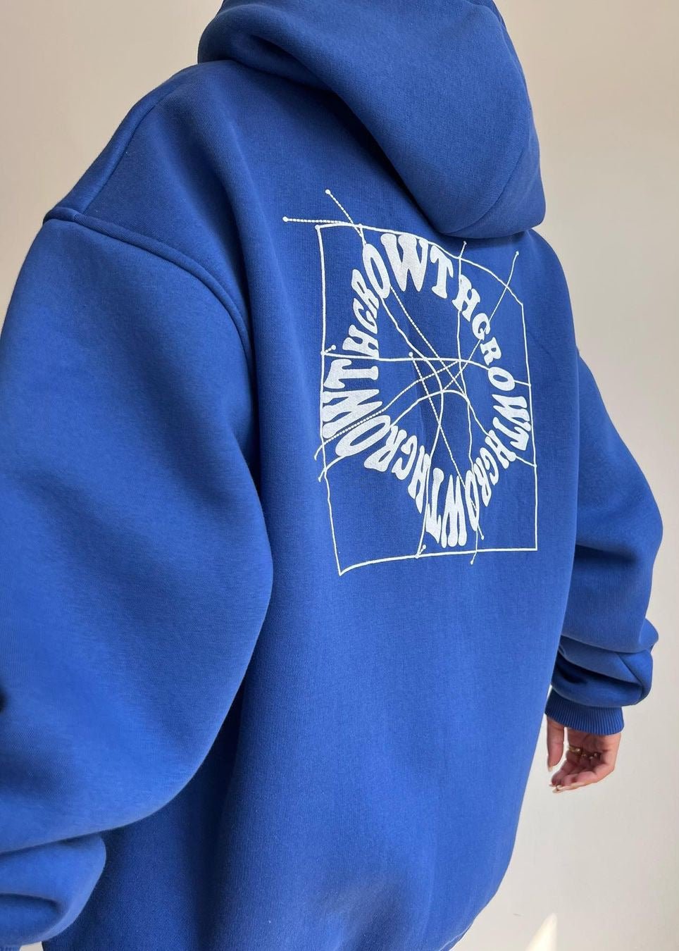 Casual Logo Hoodie - Oversized Long Sleeve Comfort