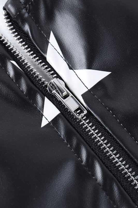 Street Style Star Print Corset Skirt Two Pieces Set