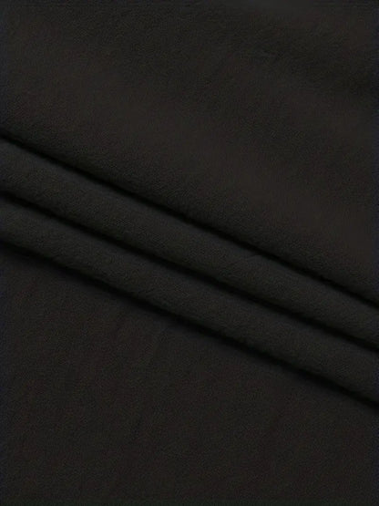 Solid Color Retro Spaghetti Baggy Jumpsuit