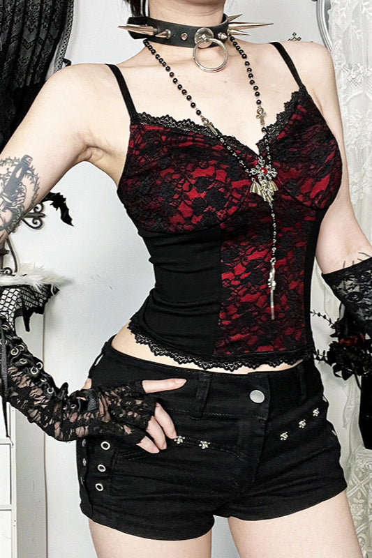 Dark Lace Sexy Slim Corset
