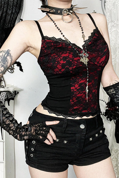 Dark Lace Sexy Slim Corset