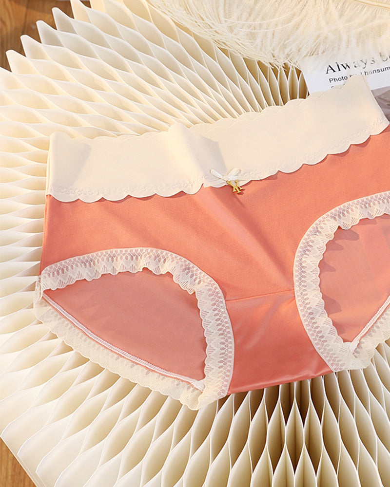 Midrise Sexy Seamless Satin Briefs