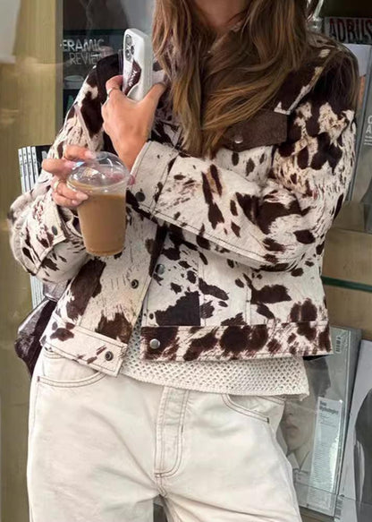 Cow Print Jacket