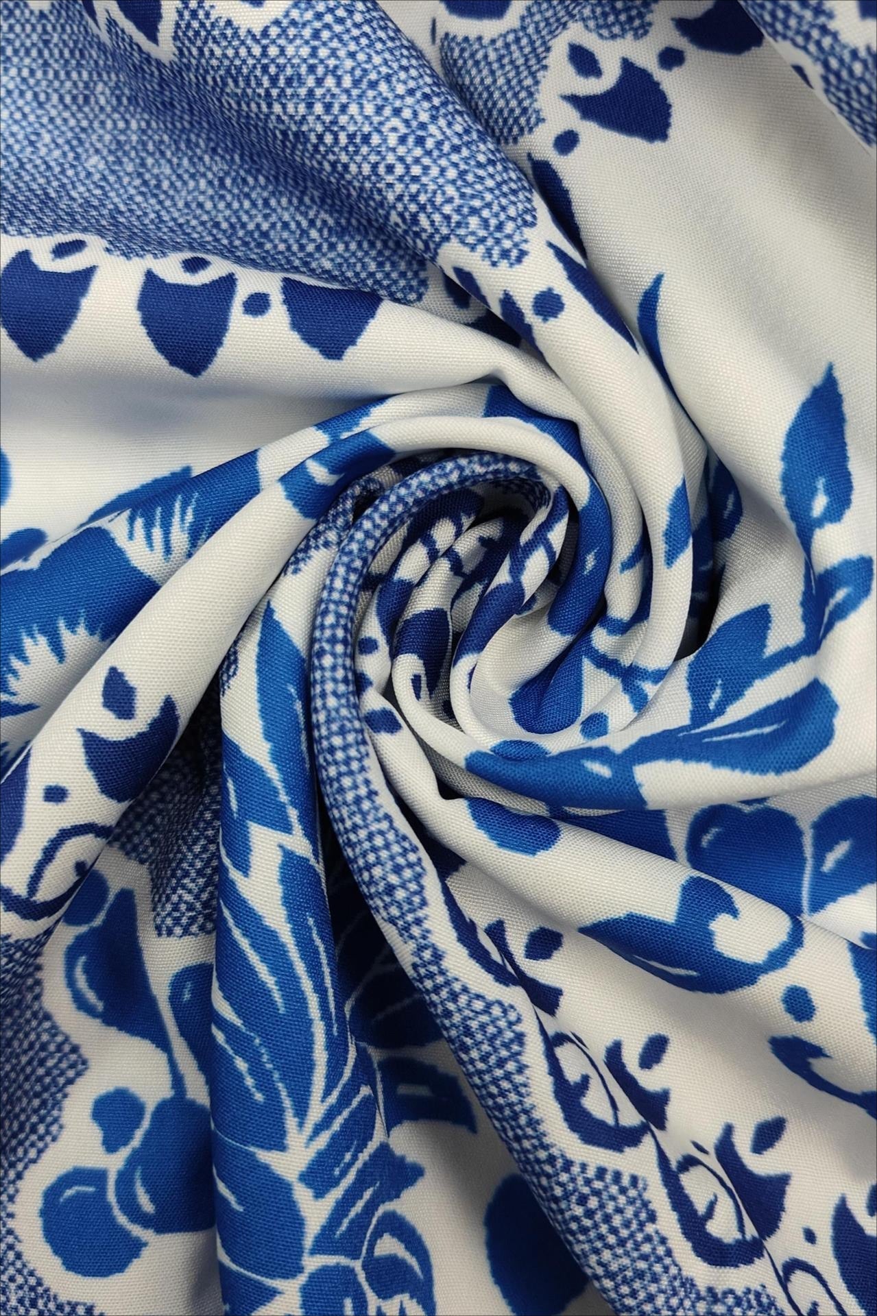 Chic Floral Print High-Waist  Maxi Dress