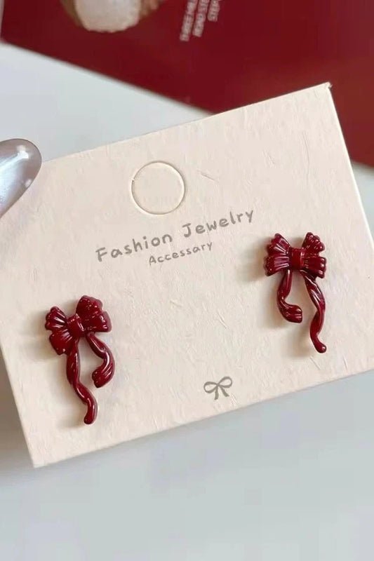 Scarlett Red Earrings