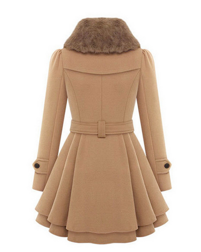 Skinny Waistband Tweed Blazer Dress