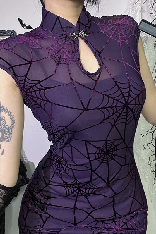 Gothic Qipao Style Gothic Dress