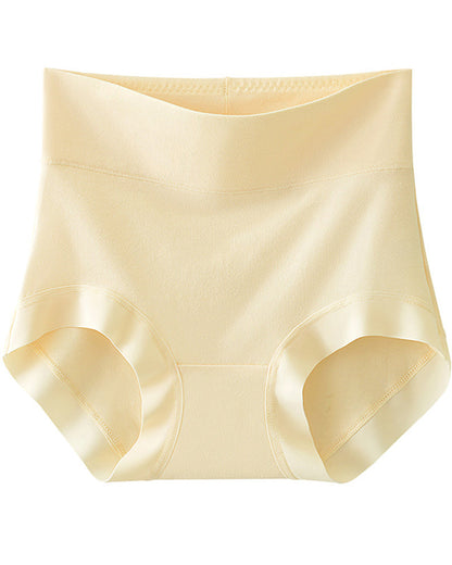Long Staple Cotton High Waist Tummy Control Stretch Briefs