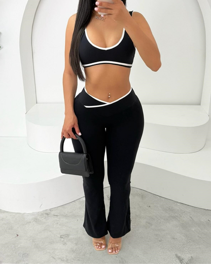 Hip-Lifting Casual Trouser Suit