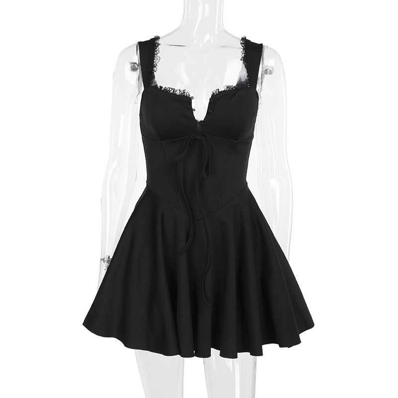 Ava - Elegant Hip Skirt Retro Mini Dress