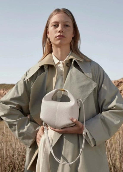 Lychee-Pattern-Cowhide Shoulder-Messenger-Bag