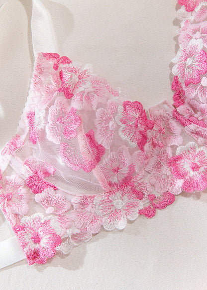 Bloomkiss Embroidered Lace Bra & Thong Set