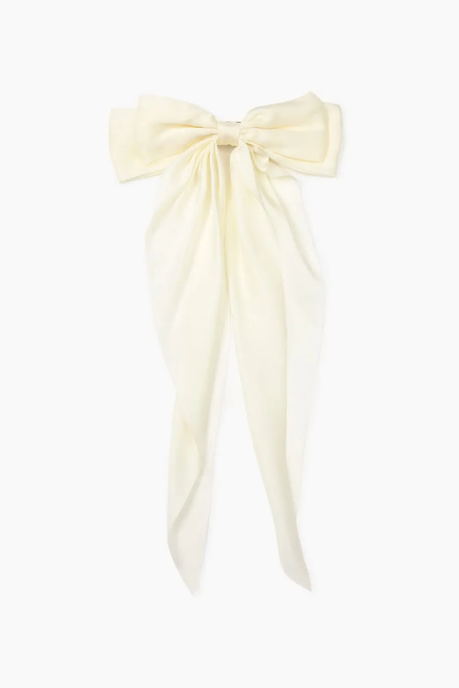 Albine Beige Bowknot Hair Clip