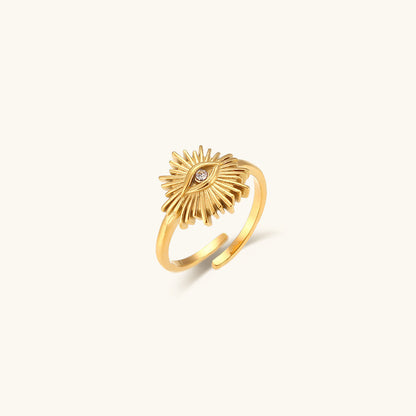 Aurielle Sunburst Ring