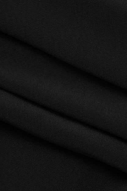 Hailey Solid V-neck Ruched Top and Waist Maxi Skirt Set